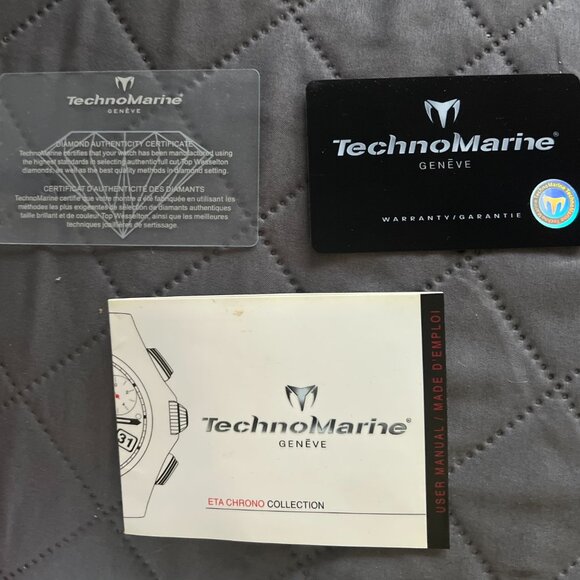 TechnoMarine Women's 110031C Cruise Ceramic 40mm Watch – Stunning - Picture 3 of 3